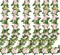 6Pcs 46.5Ft Artificial Spring Rose Vine Fake Flower Garland Floral Garland Faux Silk Hanging Vine Rose Ivy Vines for Wedding Arch Party